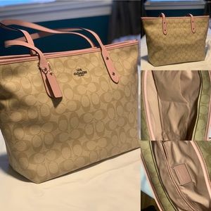 Coach Zip Top Tote